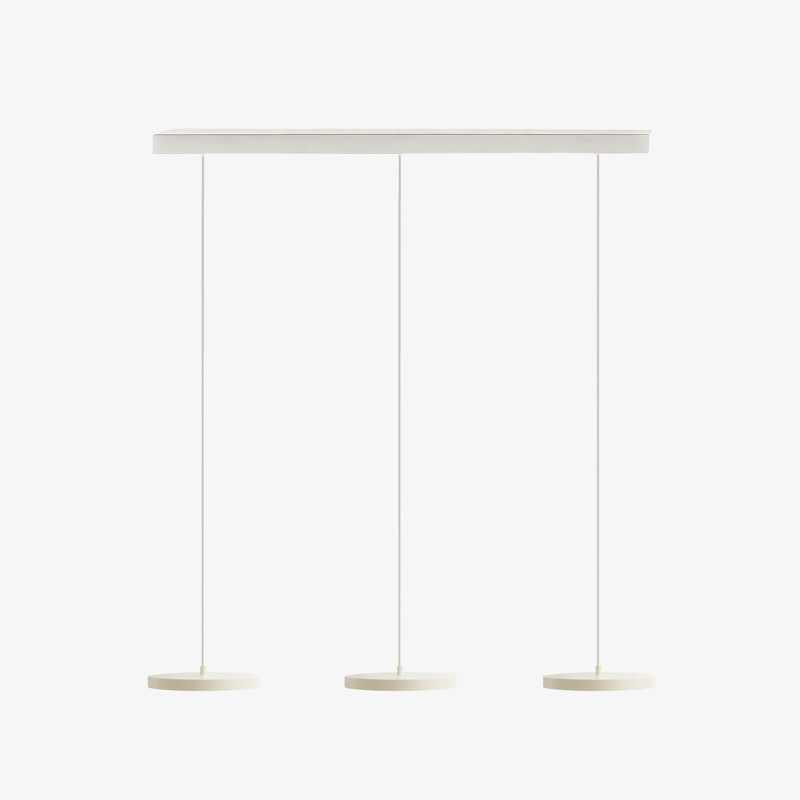 Beigewitte Feranox-hanger, 3 koppen
