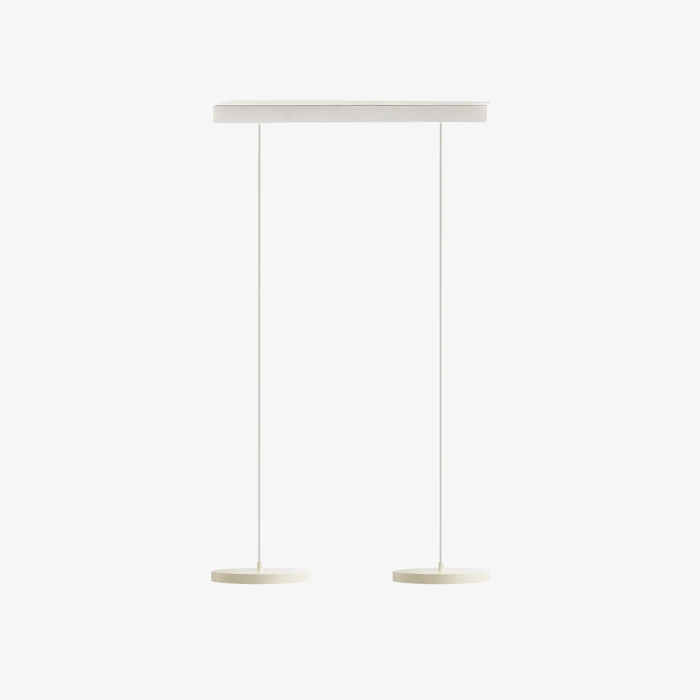 Beigewitte Feranox-hanger, 2 koppen