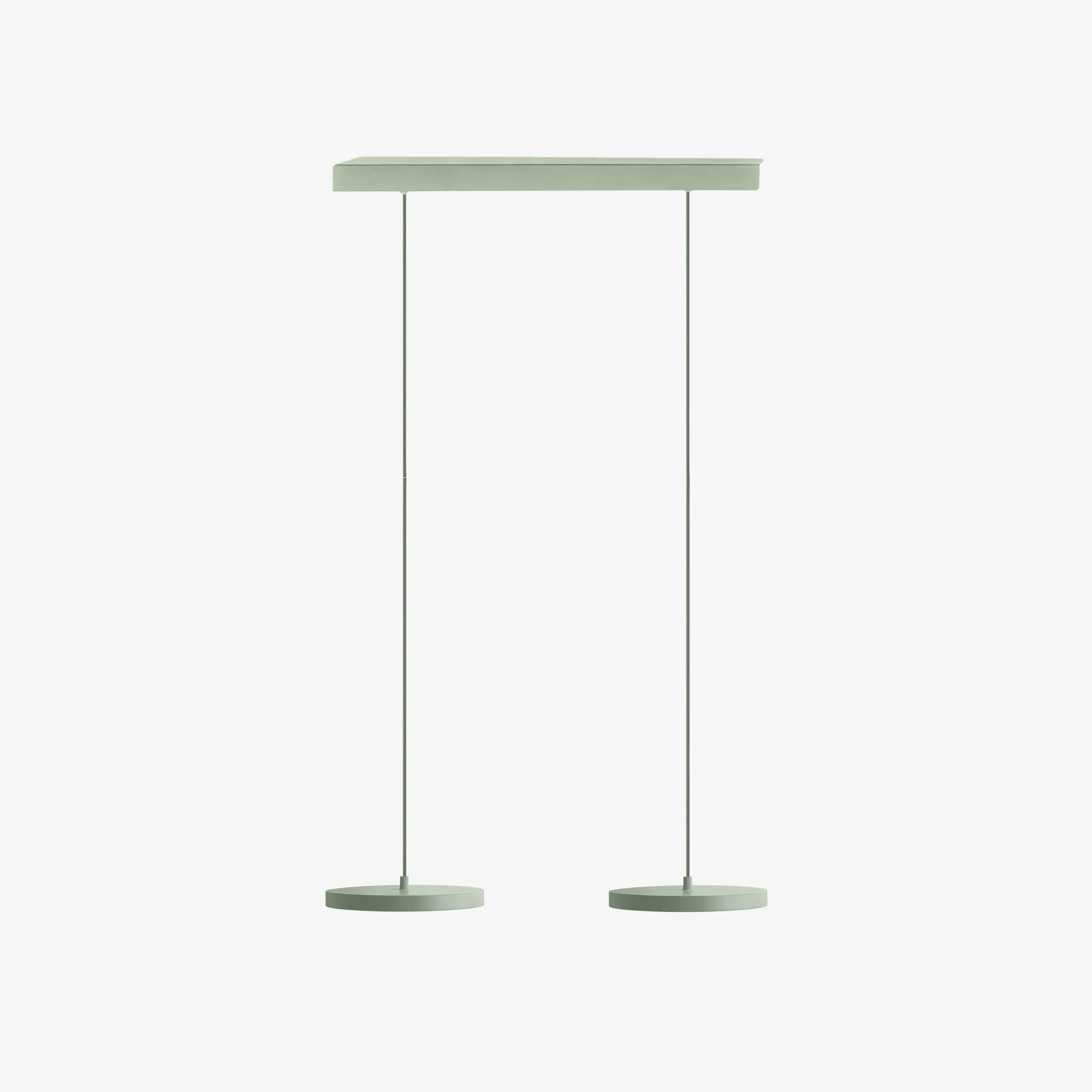 Saliegroene Feranox-hanger, 2 koppen