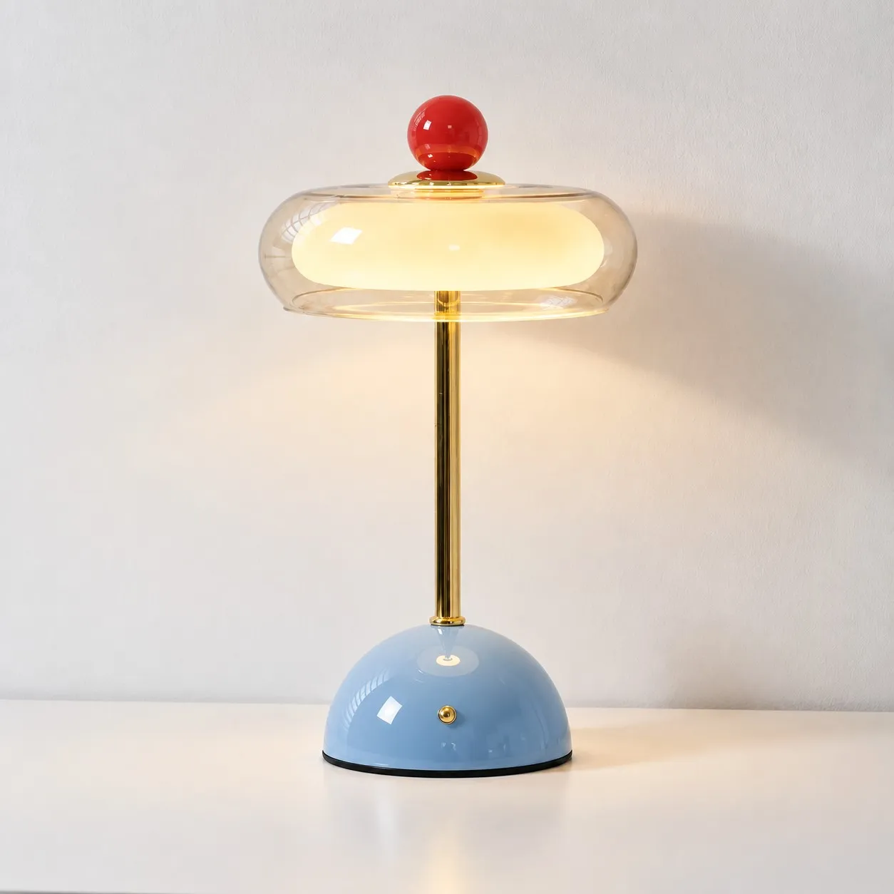 Veloura table lamp in Powder Blue
