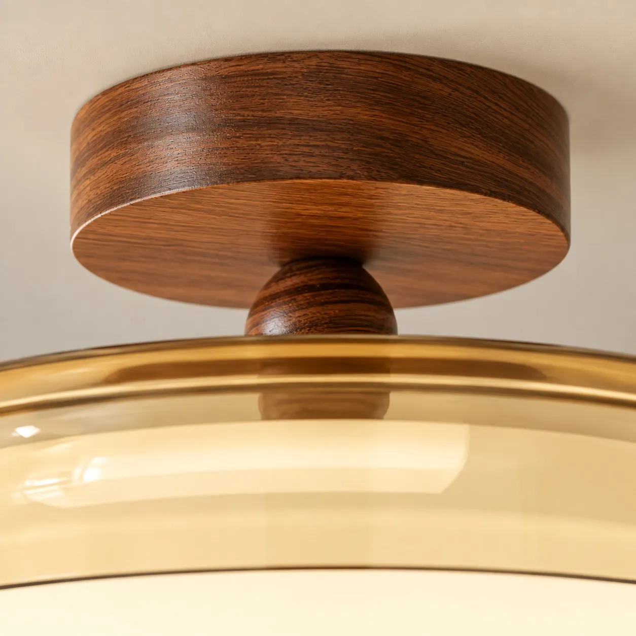 Veloura walnut canopy detail
